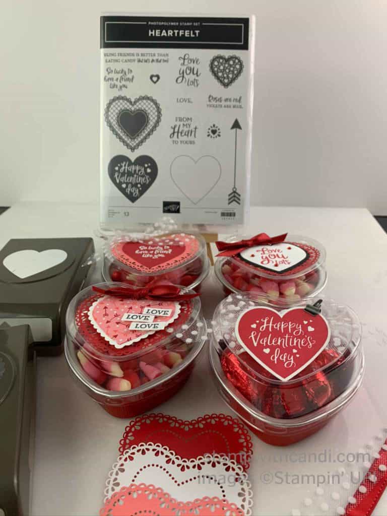 "Heart Foil Tins, From My Heart, Stampin' Up!, Candi Suriano"