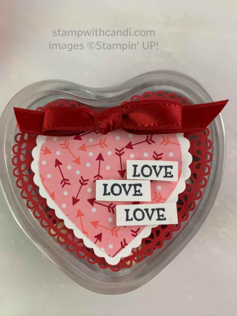 "Heart Foil Tin, Stampin' Up!, Candi Suriano"