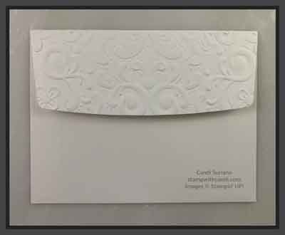 "Parisian Flourish Embossing Folder, Stampin' Up!, Candi Suriano"