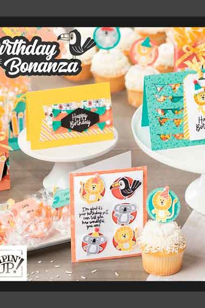 "Birthday Bonanza, Stampin' Up!, Candi Suriano"