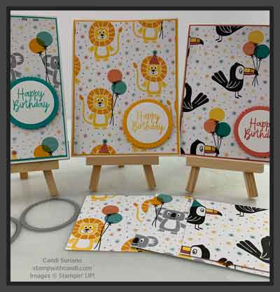 "Birthday Bonanza, Stampin' Up, Candi Suriano"