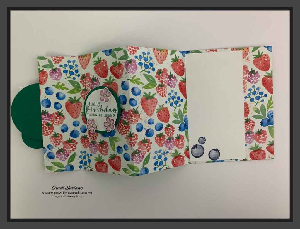 "Sweet Strawberry, Berry Blessings, Stampin' Up!, Candi Suriano"