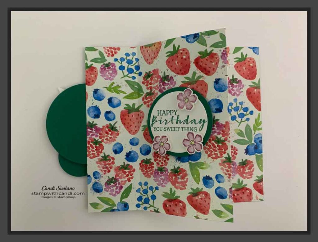 "Sweet Strawberry, Berry Blessings, Stampin' Up!, Candi Suriano"