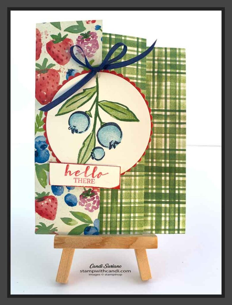 "Sweet Strawberry, Berry Blessings, Stampin' Up!, Candi Suriano"
