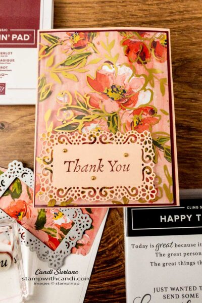 "Fine Art Floral, Candi Suriano, Stampin' Up!"