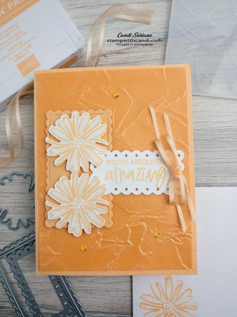 "Pale Papaya, Candi Suriano, Stampin' Up!"