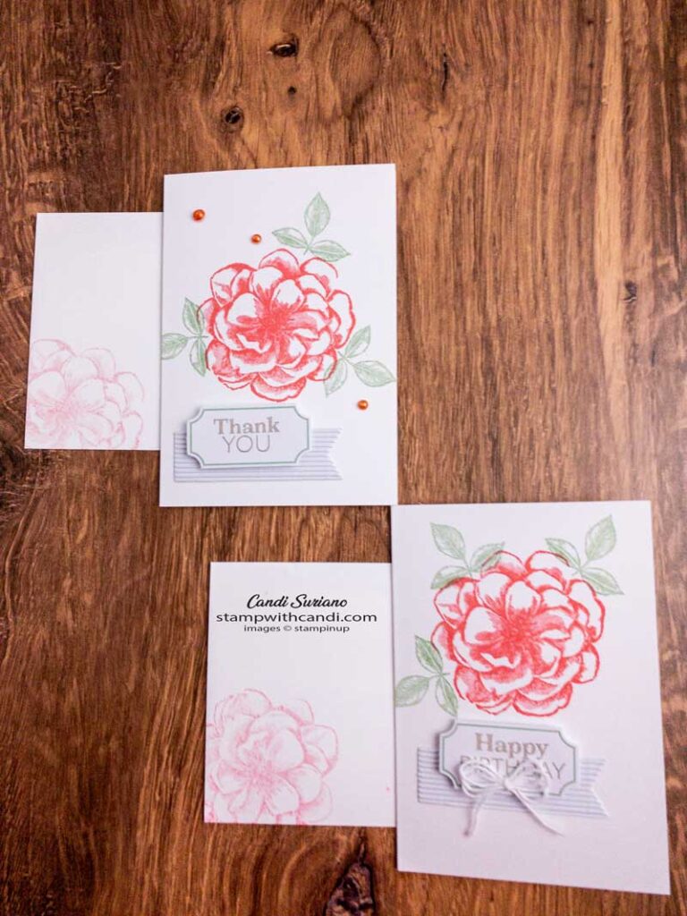 "Sentimental Rose, Candi Suriano, Stampin' Up!"