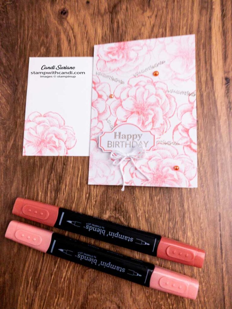 "Sentimental Rose, Candi Suriano, Stampin' Up!"