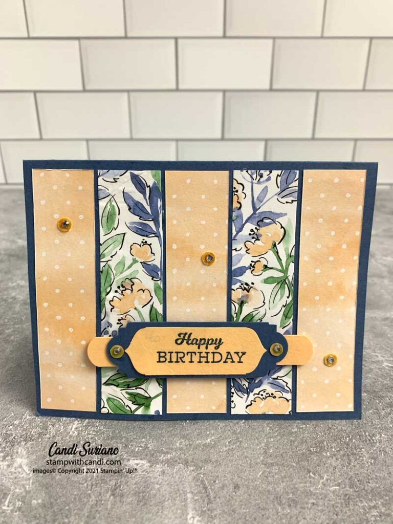"Punch Technique, Blue, Candi Suriano, Stampin' Up!"