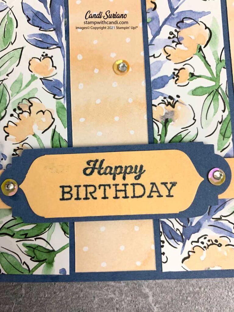 "Punch Technique, Blue Detail, Candi Suriano, Stampin' Up!"
