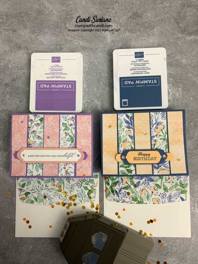 "Punch Technique, Both Flat, Candi Suriano, Stampin' Up!"