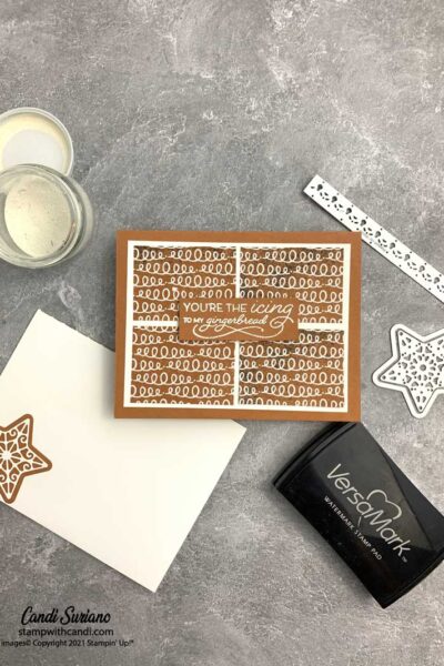 "Gingerbread Flat, Candi Suriano, Stampin' Up!"