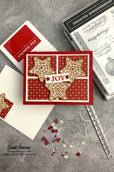 "Gingerbread & Peppermint Flat, Candi Suriano, Stampin' Up!"