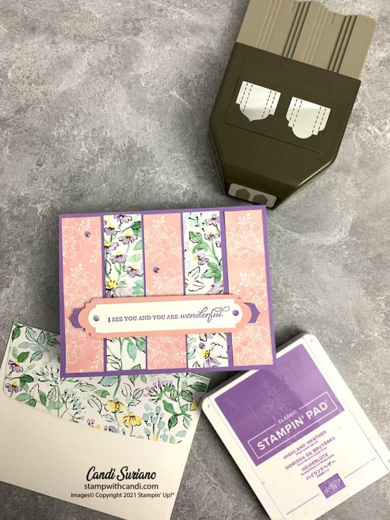 "Punch Technique, Flat, Candi Suriano, Stampin' Up!"