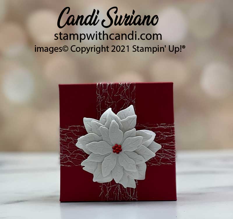 Poinsettia Dies , Packaging, Candi Suriano, Stampin' Up!"