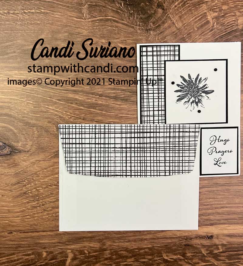 "Positive Thoughts Envelope, Candi Suriano, Stampin' Up!"