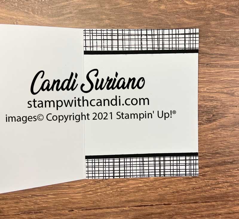 "Positive Thoughts Inside, Candi Suriano, Stampin' Up!"