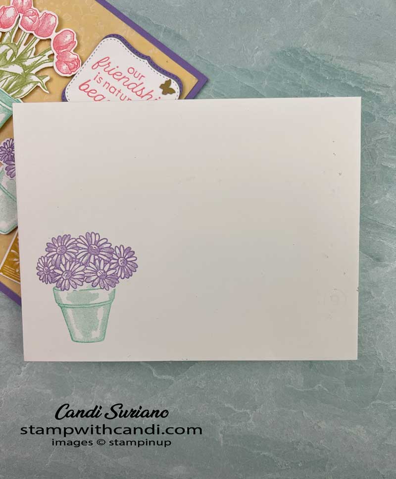 "Flowering Rainboots Envelope Front, Candi Suriano, Stampin' Up!"
