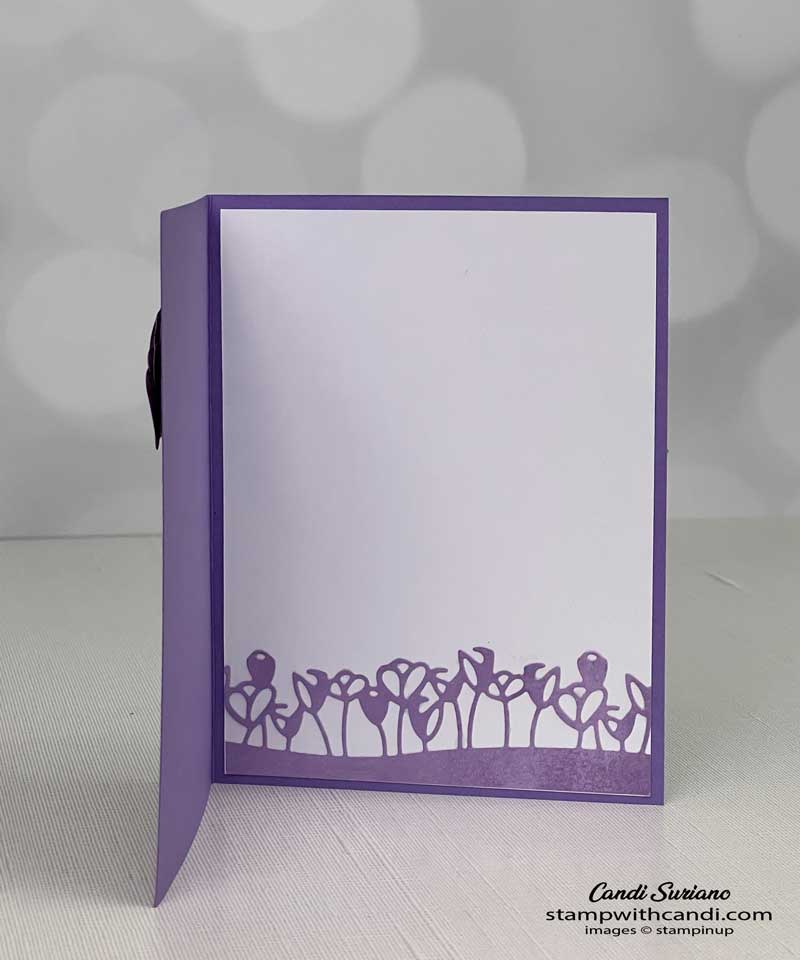 "Flowering Fields Inside, Candi Suriano, Stampin' Up!