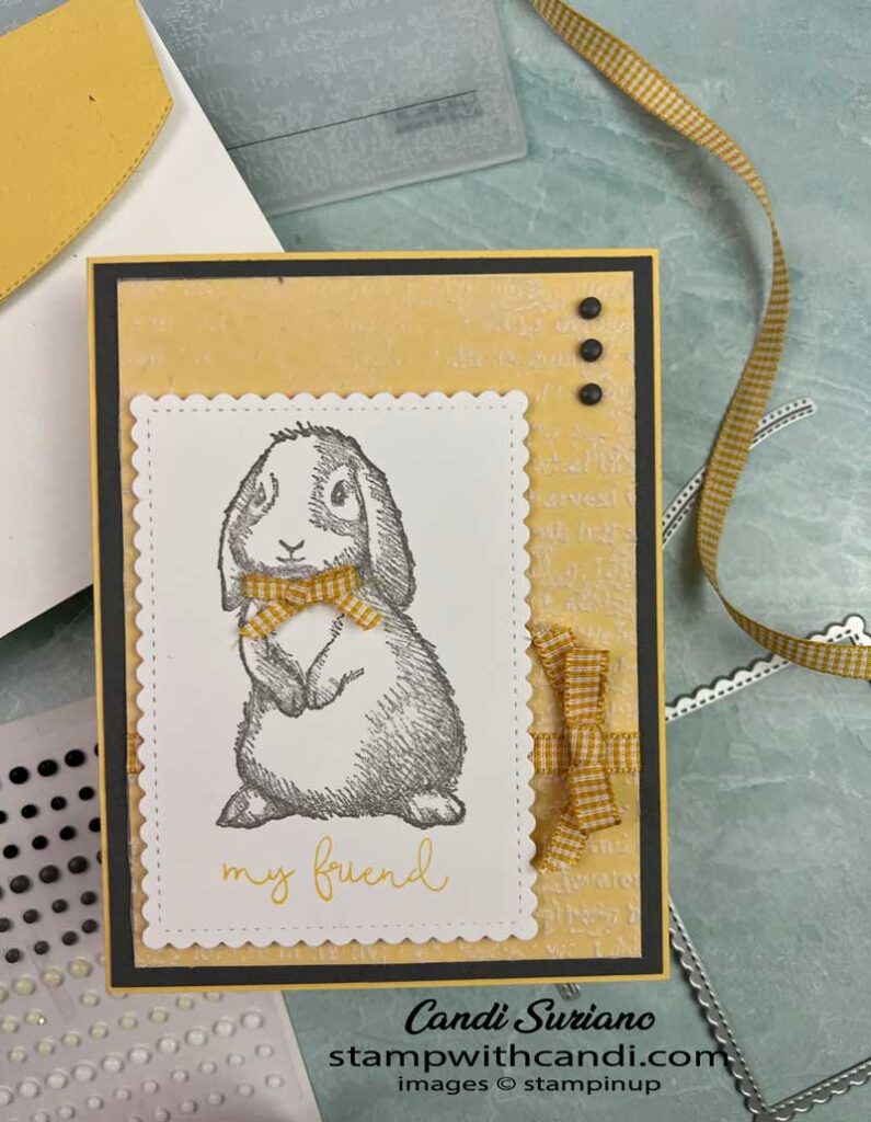 "Easter Friends Flat, Candi Suriano, Stampin' Up!"
