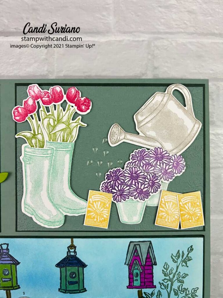 "Garden Sampler Upper Left, Candi Suriano, Stampin' UP1"