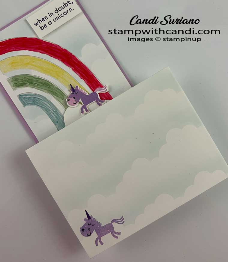 "Unicorn Envelope, Candi Suriano, Stampin' Up!"