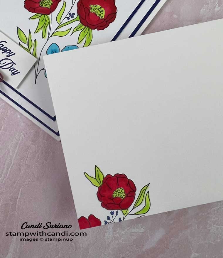 "Fresh Cut Flowers Envelope, Candi Suriano, Stampin' Up!"