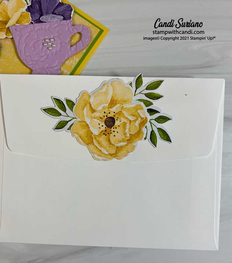 "Hues of Happiness Envelope, Candi Suriano, Stampin' Up!"