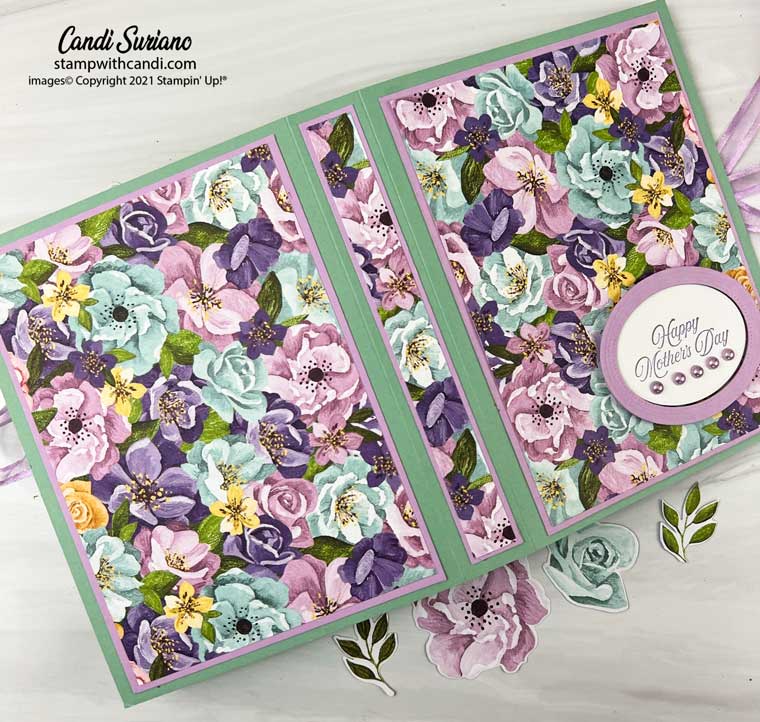 "Hues of Happiness Back & Front, Candi Suriano, Stampin' Up!"