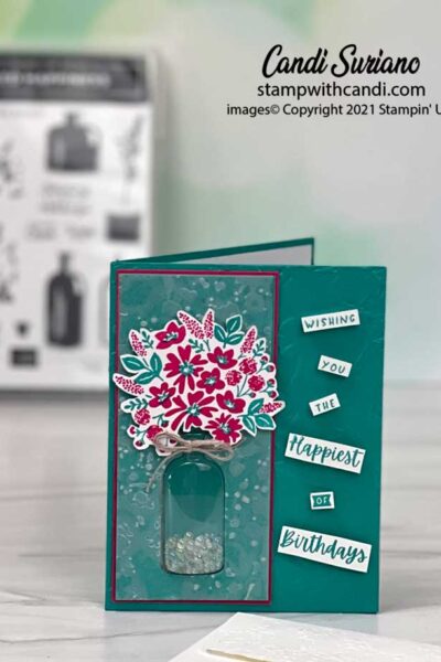 "Bottled Happiness Texture, Candi Suriano, Stampin' Up!"