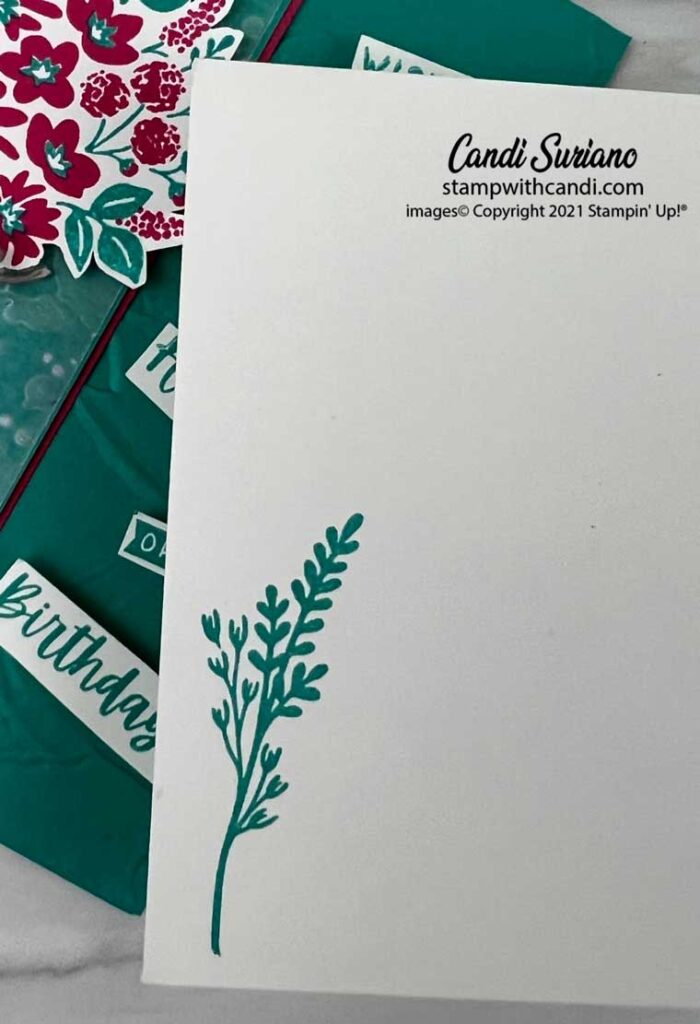"Bottled Happiness Texture Envelope Front, Candi Suriano, Stampin' Up!"