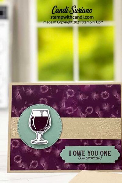 "Brewed for You - Feminine Version, Candi Suriano, Stampin' Up!"