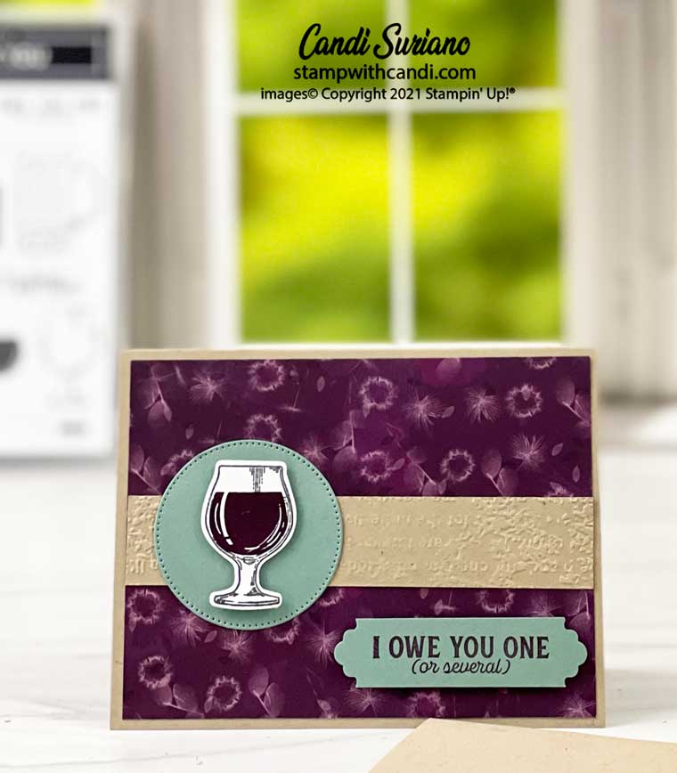 "Brewed for You - Feminine Version, Candi Suriano, Stampin' Up!"