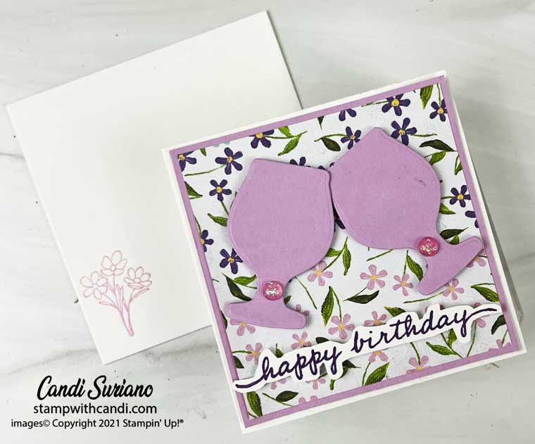 "Brewed for You Meets Hues of Happiness Fresh Freesia, Candi Suriano, Stampin'Up!"