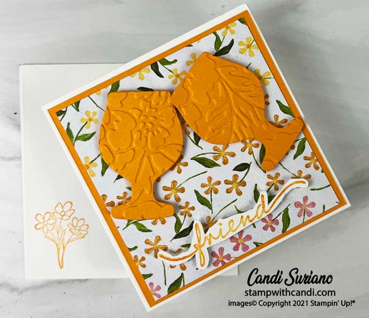"Brewed for You Meets Hues of Happiness Mango Melody, Candi Suriano, Stampin'Up!"
