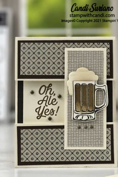 "Brewed for You Fun Fold, Candi Suriano, Stampin' Up!"