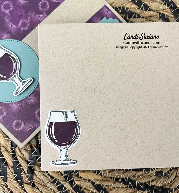 "Brewed for You - Feminine Version Envelope, Candi Suriano, Stampin' Up!"