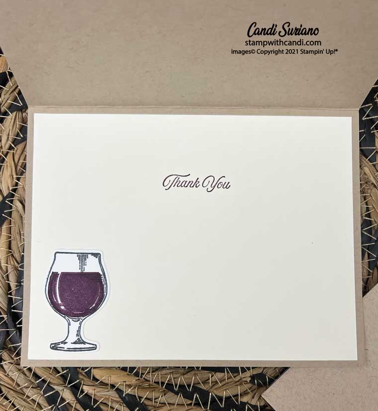 "Brewed for You - Feminine Version Inside, Candi Suriano, Stampin' Up!"