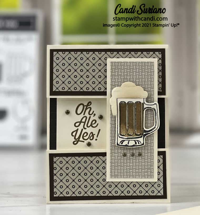 "Brewed for You Fun Fold, Candi Suriano, Stampin' Up!"