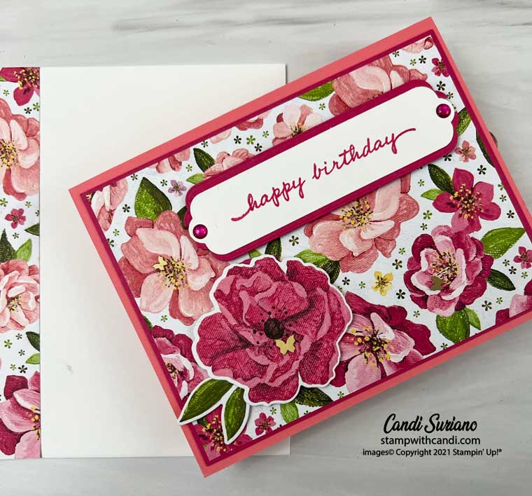 "Hues of Happiness Birthday, Candi Suriano, Stampin' Up!"