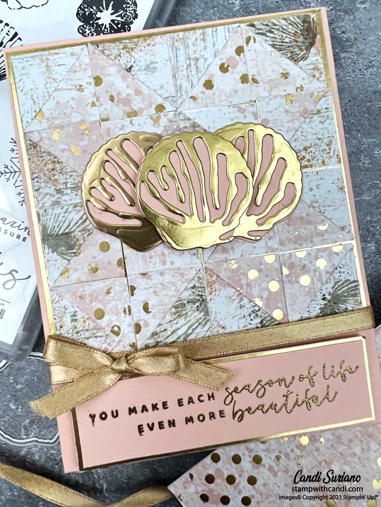 "Quilted Season Of Chic Detail, Candi Suriano, Stampin' Up!"