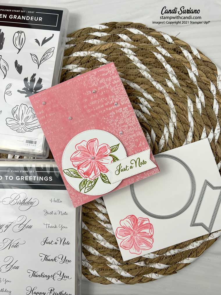 "Adhesives Flat, Garden Grandeur, Go To Greetings, Candi Suriano, Stampin' Up!"