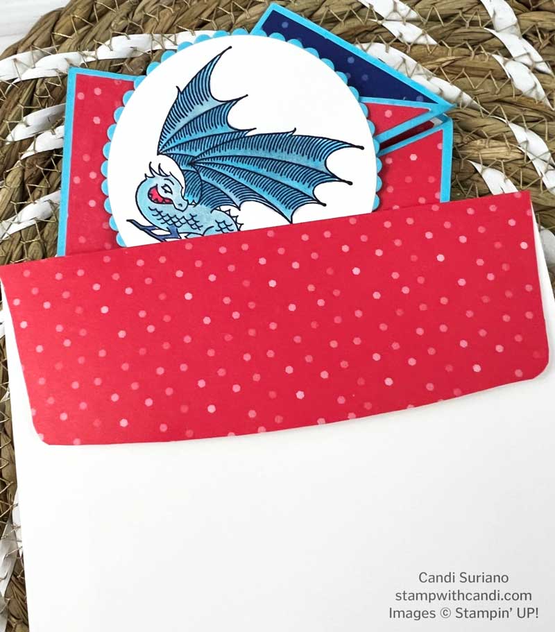 "Pure Magic Twisted Gate Fold Envelope, Candi Suriano, Stampin' Up!"