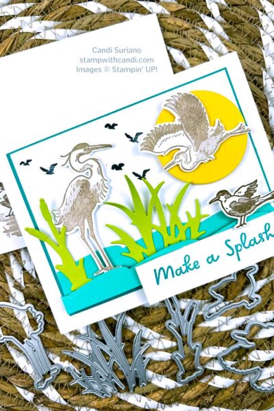 "Heron Habitat Flat, Candi Suriano, Stampin' Up!"