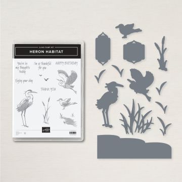 "Heron Habitat Bundle, Stampin' Up!"