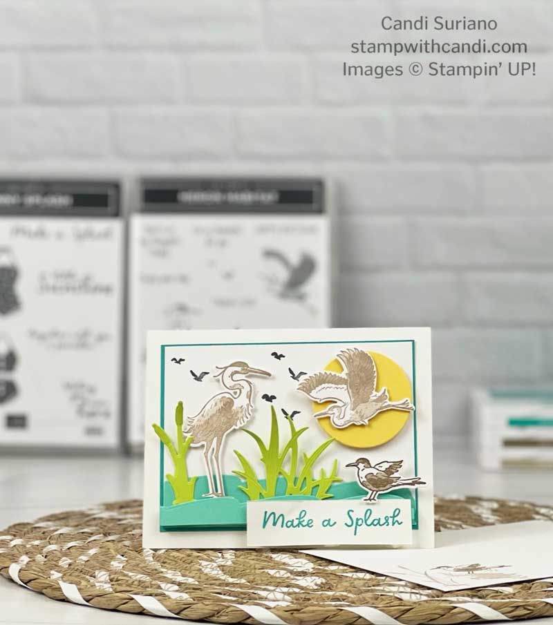 "Heron Habitat, Candi Suriano, Stampin' Up!"