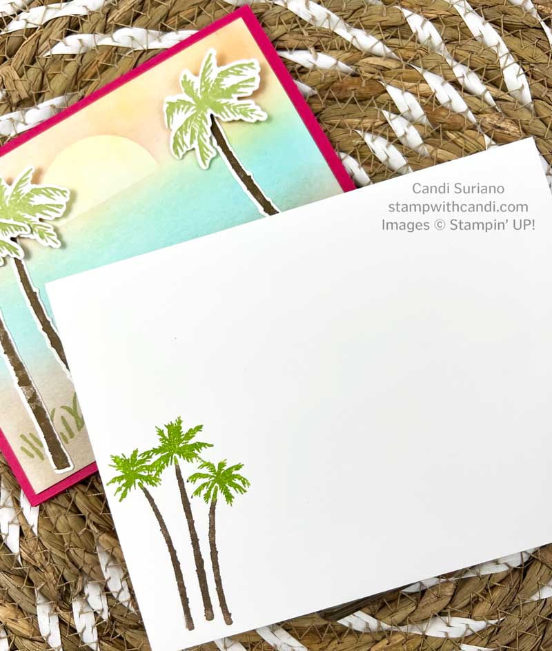 "Paradise Palms Envelope, Candi Suriano, Stampin' Up!"