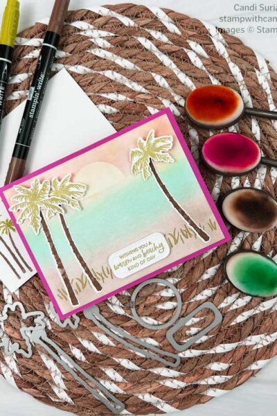 "Paradise Palms Flat, Candi Suriano, Stampin' Up!"