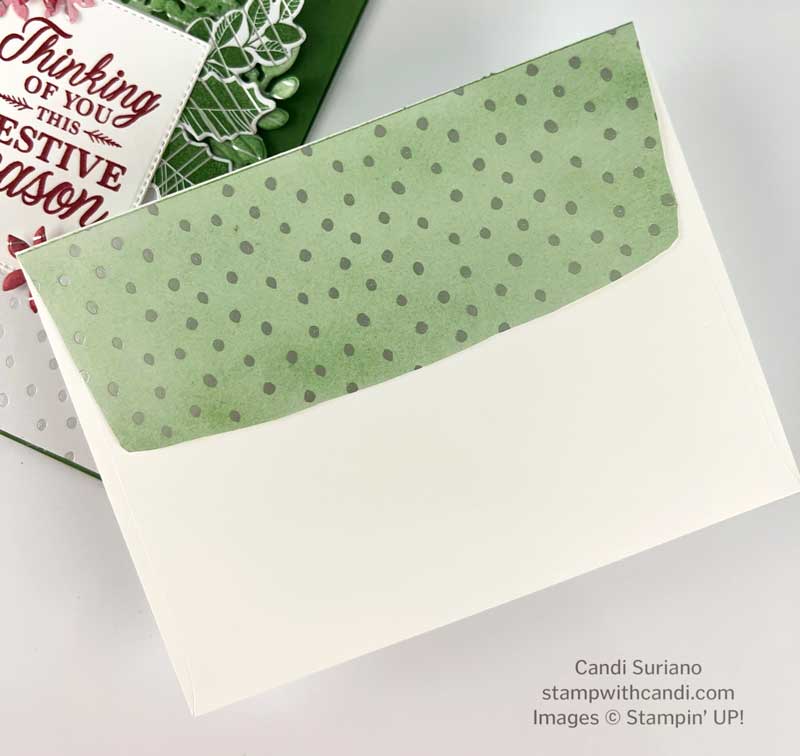"Merriest Frames Envelope Flap, Candi Suriano, Stampin' Up!"