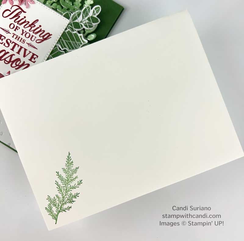 "Merriest Frames Envelope Front, Candi Suriano, Stampin' Up!"